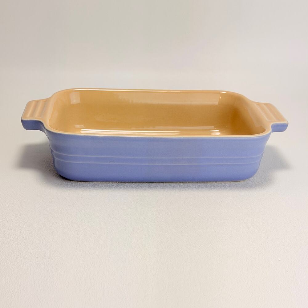 LeCreuset Small Casserole Dish 5 x 7 Provence Bluebell Purple - Picture 3 of 8